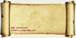 Elma Stanimirović vizit kartica